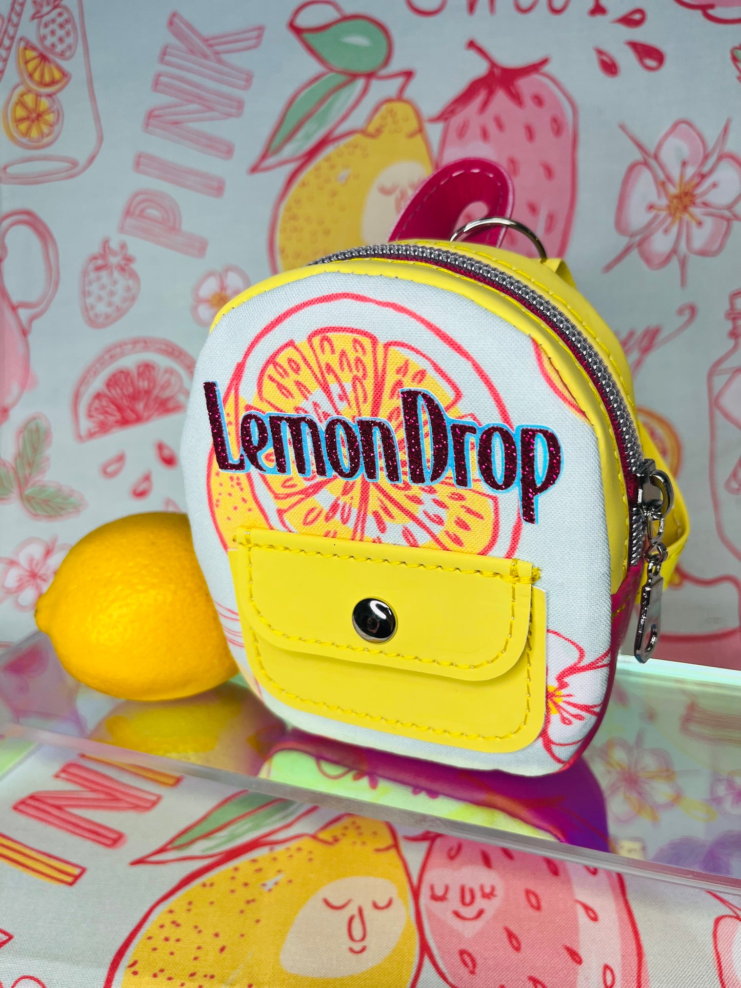 Lemon Drop mini backpack